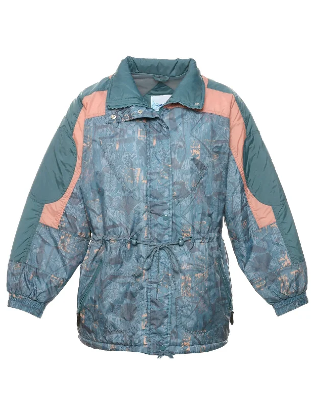 Blue Ski Jacket - M Classic Women's Tweed