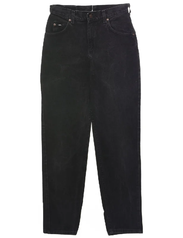 High Waist Lee Jeans - W27 L30 Cool Women's Distressed