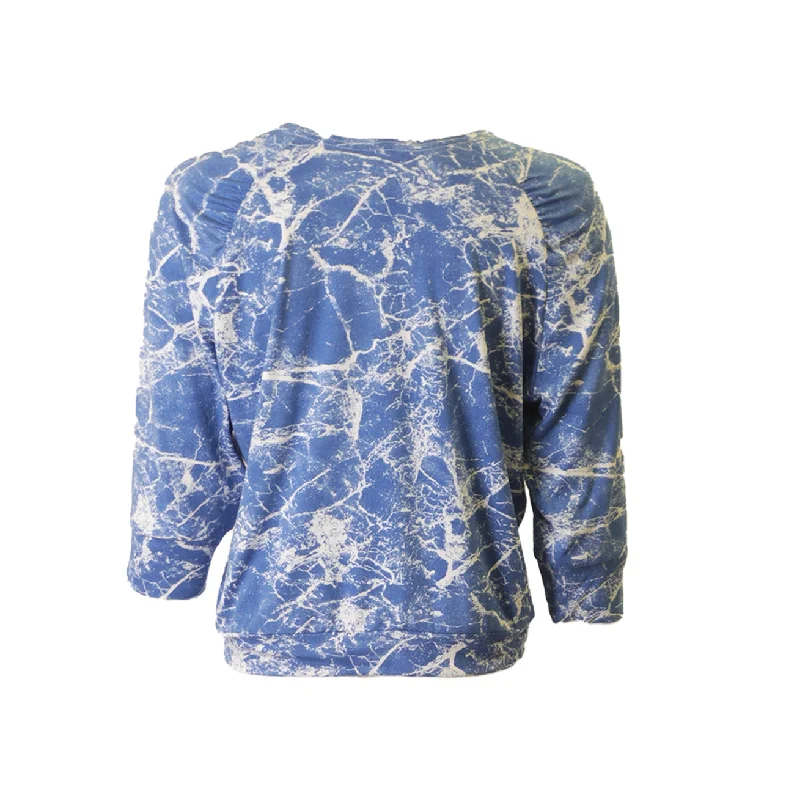 Blue Shirred