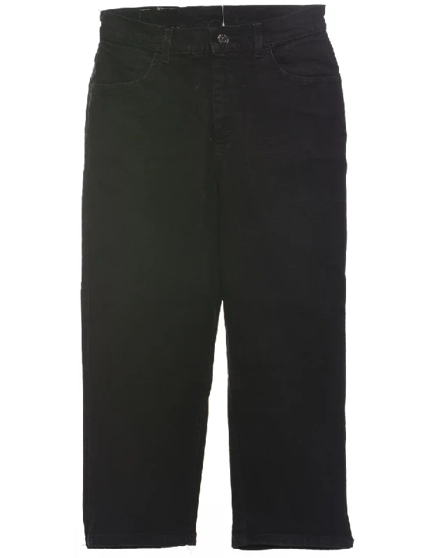High Waist Tapered Jeans - W29 L24 Trendy Women's Oversized