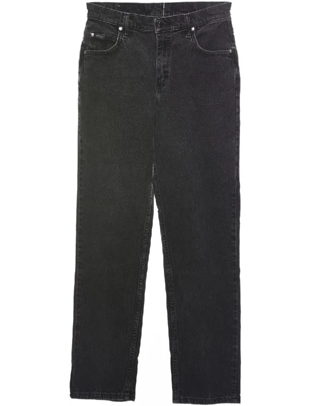High Waist Tapered Jeans - W28 L30 Unique Women's Upcycled