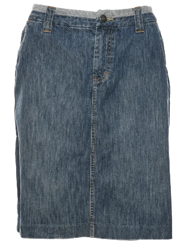 Tommy Hilfiger Denim Skirt - M Sophisticated Women's 