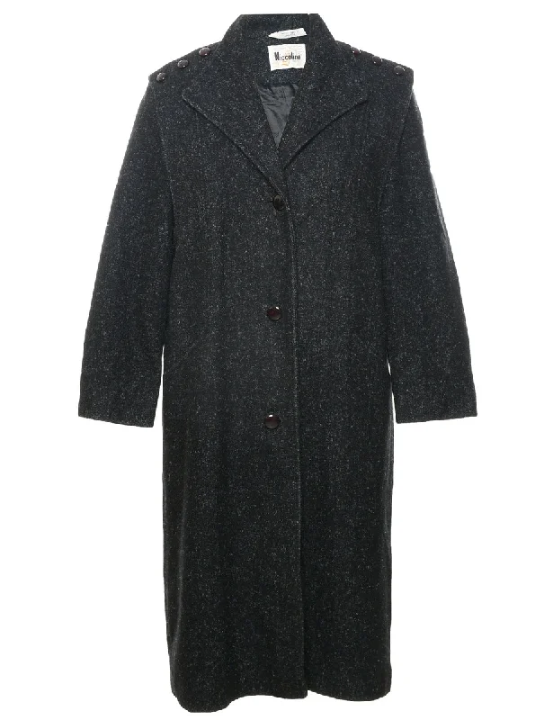Black Wool Coat - M garde